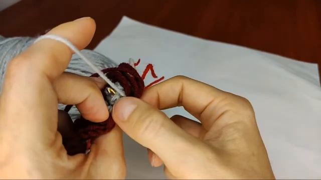 Ленивый жаккард крючком