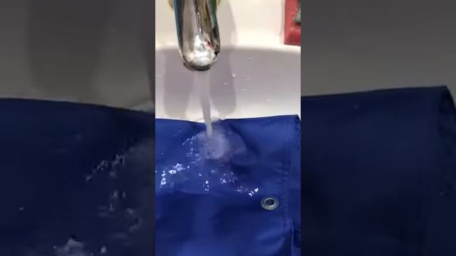 Проверка водой ткани оксфорд