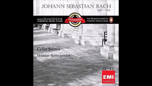 J.S. Bach - Cello Suites by Mstislav Rostropovich