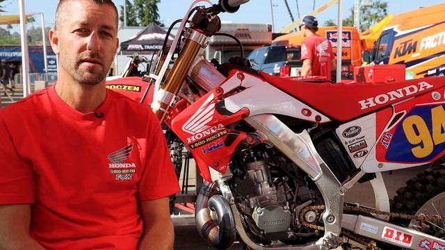 Ken Roczen's Honda CR250R Bike Breakdown With Lars Lindstrom