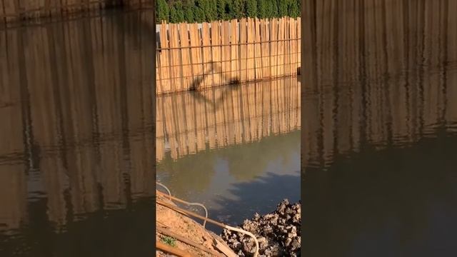 ⚒️ Разработка грунта в котловане. Водопонижение грунтовых вод иглофильтрами. Шпунтовое ограждение ?