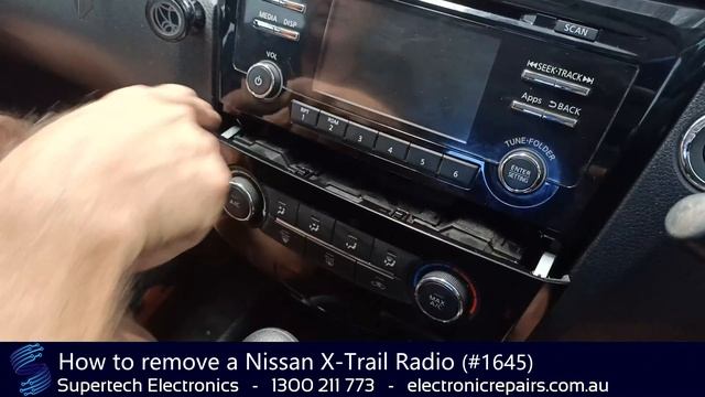 How To Remove A Nissan X-Trail Radio (#1645)