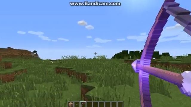 Лук стреляющий метеором в Minecraft 1 8 9без модов