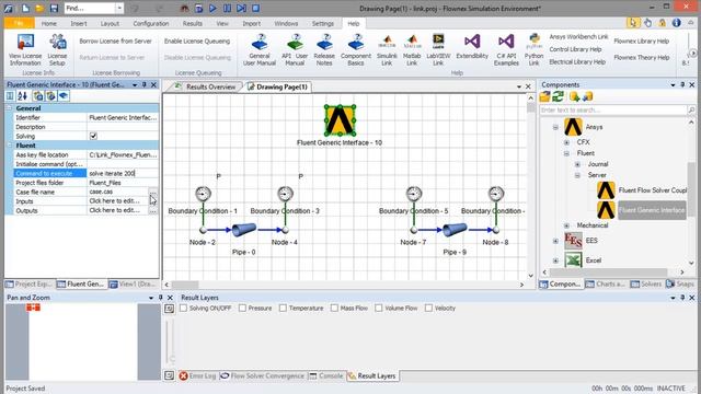Реализация связки Flownex SE и Fluent через FaaS
