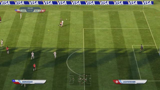 2010 FIFA World Cup Match 31 - Chile V Switzerland / Gameplay PlayStation 3 (PS3)