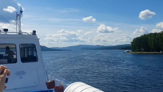 Красноярское море.Прогулка на теплоходе.