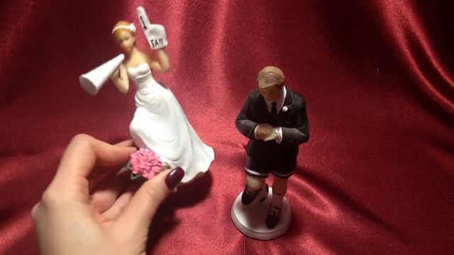 1042 Фигурка на свадебный торт 