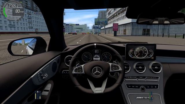City Car Driving - Mercedes C63 AMG Coupe W205 [Logitech G27]