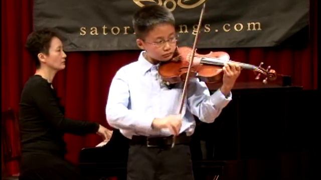 Satori Strings Contest 2009 Highlights: Evan Chuu Plays Boy Paganini Fantasia By Mollenhauer
