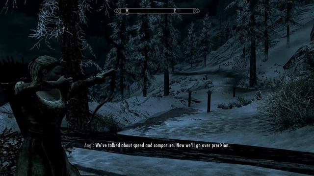 Skyrim Bow Training With Angi!