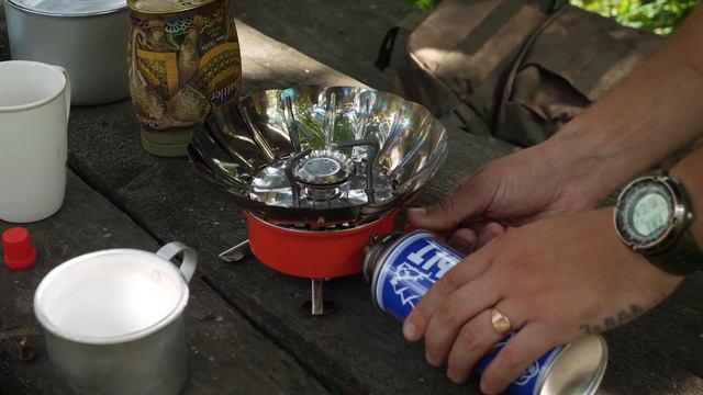 Готовка чая на природе