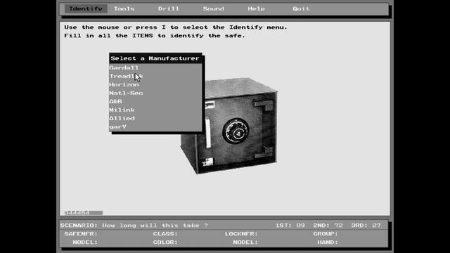 Adventures In Abandonware: Safe Crackin!
