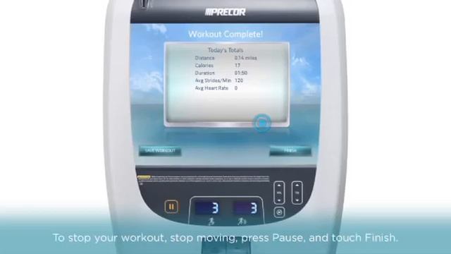 Precor AMT 885® With Open Stride™ Workout Tutorial