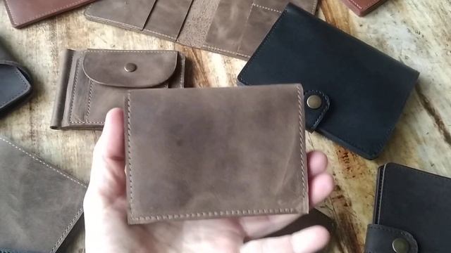 Портмоне и кошельки из натуральной кожи. Мастерская Марины Виркунен в Санкт-Петербурге.(1)