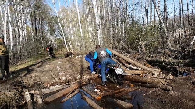 Через речку (Epic Fail) Irbis TTR250R Irbis XR250R