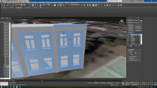 моделирование интерактивного фасада 3d Max (Interactive Facade Modeling 3d Max)