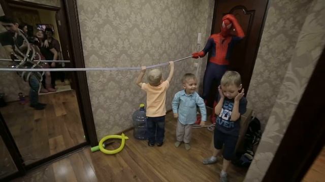 День рождения Амирчика  5 лет! Игра с канатами