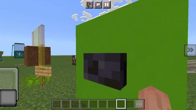 построил растения против зомби в майнкрафт!