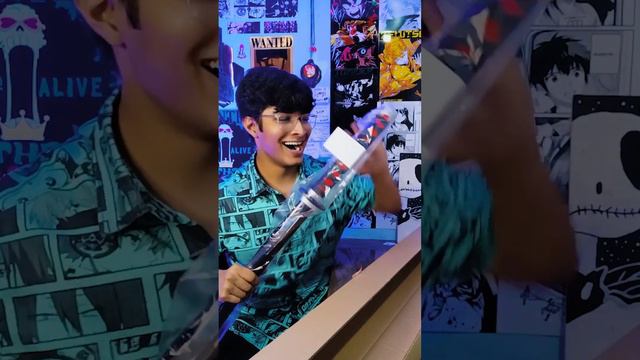 UNBOXING VIDEO BY  Youpranik ( Instagram  ) , Katana Merchsensei -  Indian Home Of Anime Katana