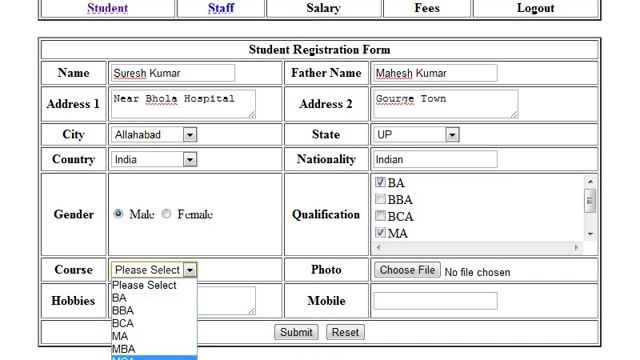 PHP PROJECT TRAINING CLASS 9