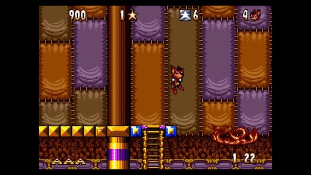 Aero The Acrobat - Sega Genesis/Mega Drive - Gameplay HD