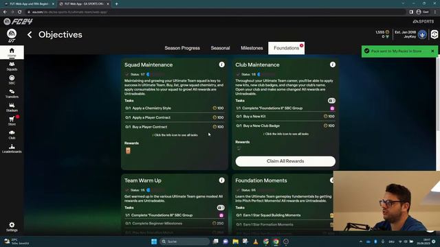 FC24 Web App Stream!