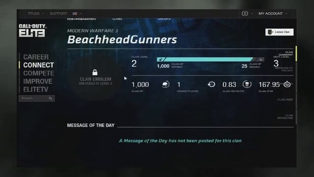 Call Of Duty: ELITE - Clan And Double XP Information [HD]