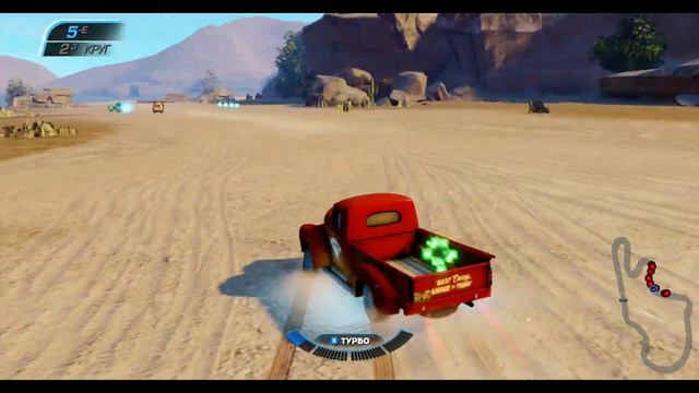 Тачки 3 Xbox 360 - Боевой Заезд - Аризонская трасса Медный Каньон - Выхлоп