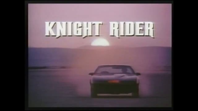 KNIGHT RIDER Commercial Bumper David Hasselhoff *SVHS Sourced*