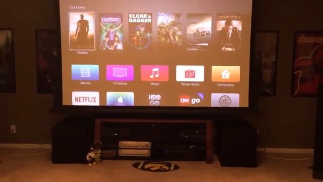 Visual Apex Tab-tensioned Screen And Epson 5030UB