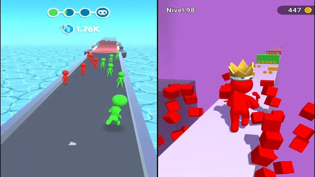 SIZE UP vs COLOR RACE 3D - Max Level  All Levels Gameplay EPIC Giant Stickman