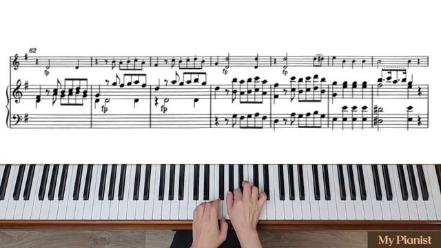 Mozart - Sonata For Violin And Piano In E Minor, K.304, 1st Mov: Piano Accompaniment [Slow]