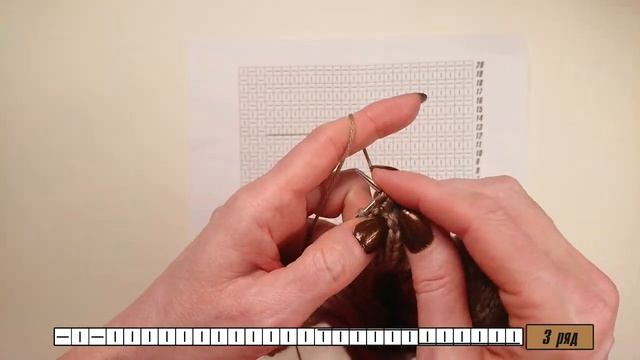 Подробный мастер-класс по вязанию стильной шапки спицами со схемой / Crochet Beanie With Fur Pompom