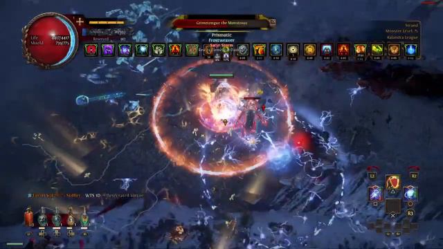 [POE-PS4] Path Of Exile 3.19SC Inq Spark爺 のんびり呑みながら