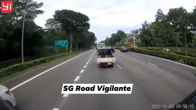 3jan2022 sle cam vehicle fail to keep a safe distance & rear ended toyota dyna #GBA4510P