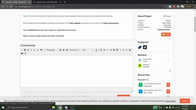 How To Install Galaxies: Parzi's Star Wars Mod 1.16.5