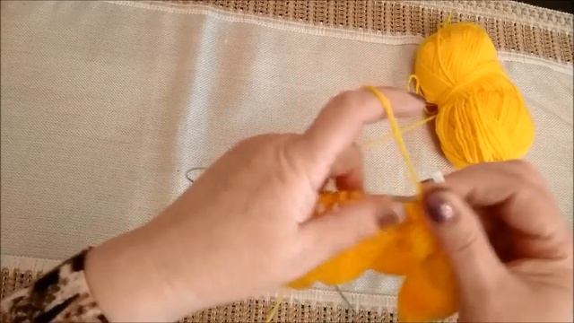 Узор спицами 