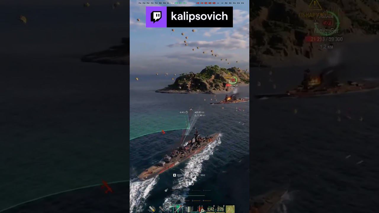 Что творит этот летающий Орелъ) #shorts #wows #worldofwarship