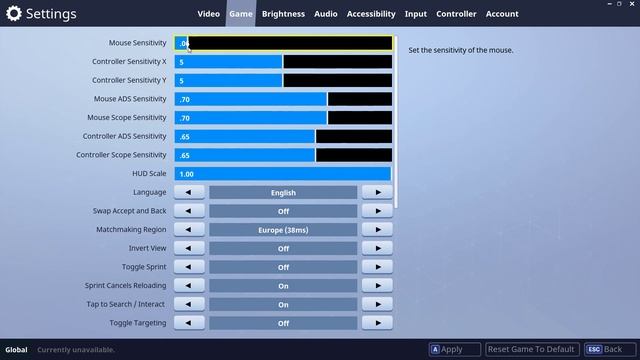 Fortnite Mouse Sensitivity Settings Guide PC