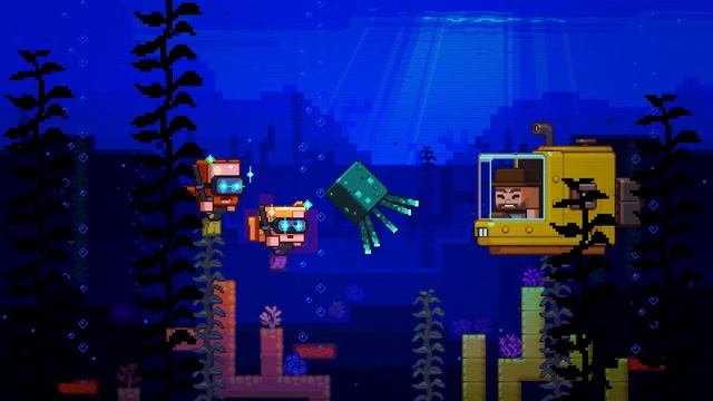 На русском! Minecraft Live: Vote For The Glow Squid! Голосуйте за светящегося спрута!