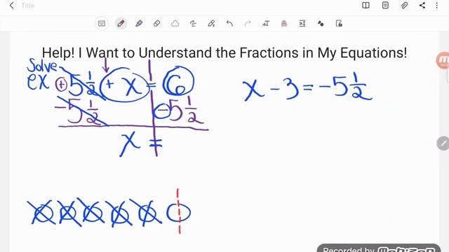 Help! I Don't Understand The Fractions In My Equations!
