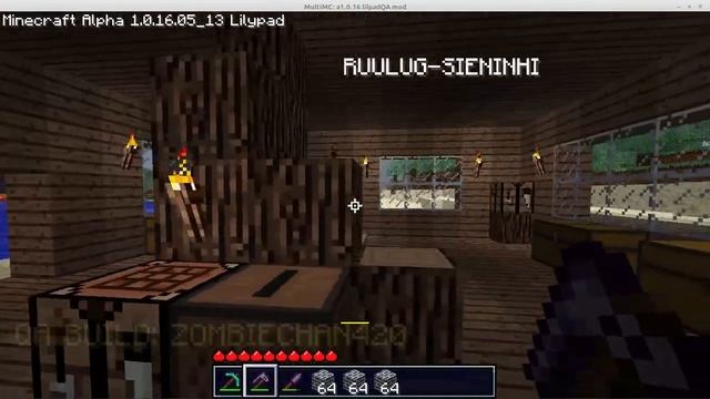 Minecraft Alpha 1.0.16.05_13 Zombiechan City Tour