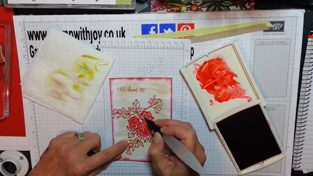 Petal Palette #GDP117 Using Stampin Up Products