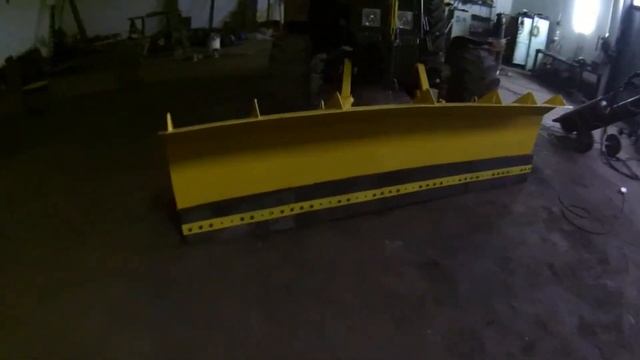 Самодельный бульдозер для снега