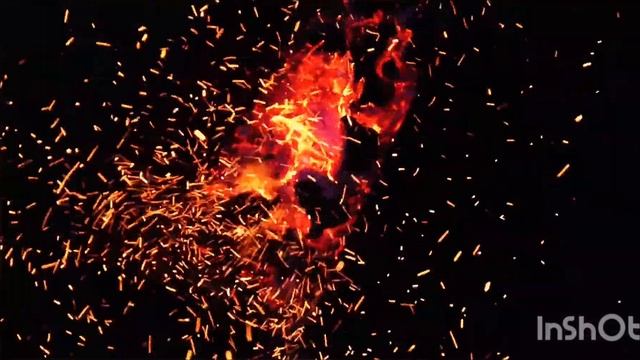 камин со звуком огня