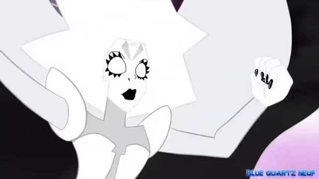 white diamond vs green diamondSteven universe