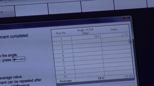 Angle of Repose, Fall & Spatula Testing with the Micron Powder Characteristics Tester PT-X
