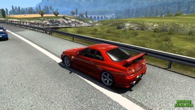 Nissan SKYLINE GT R34 ETS 2 MODU 1.43 2022 #nissanskylınegtr34