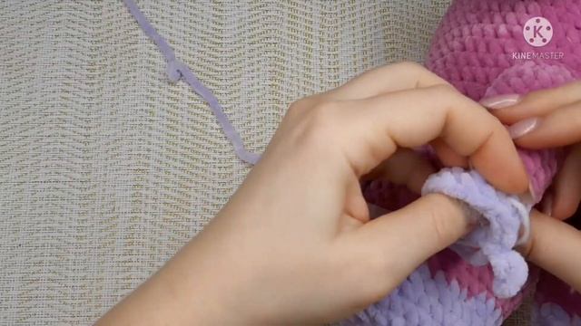 Вязание передних лап Дракоши