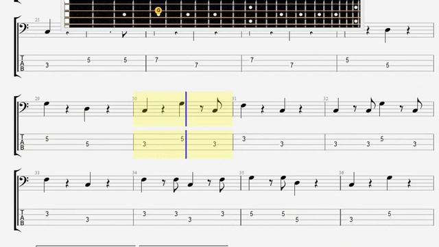 Beatles The   Misery BASS GUITAR TABLATURE